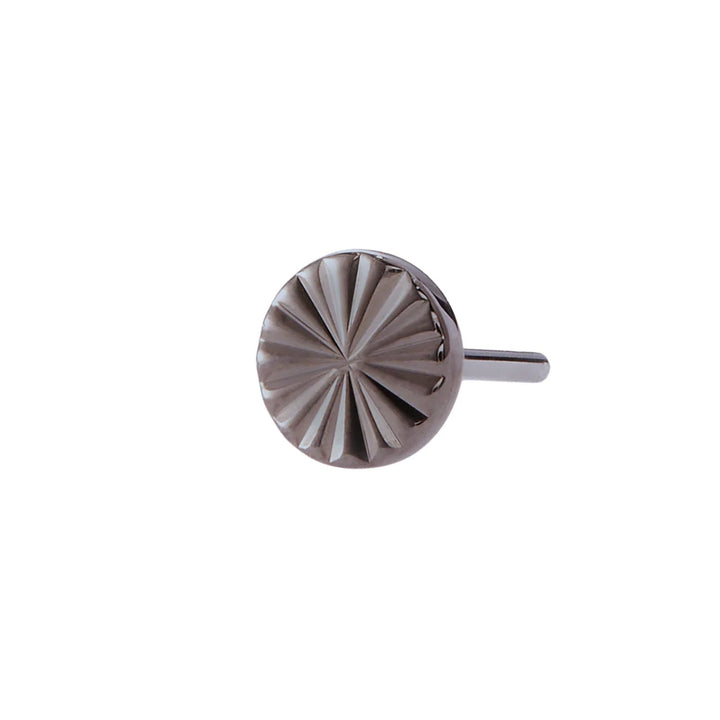 threadless: Lazer Disk End in Black Rhodium - Gold