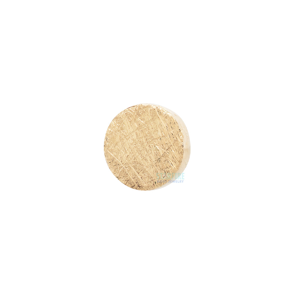 threadless: Textured Disk End in Gold
