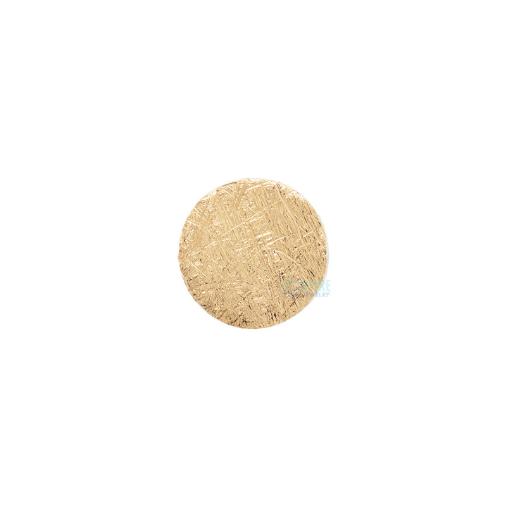 threadless: Textured Disk End in Gold