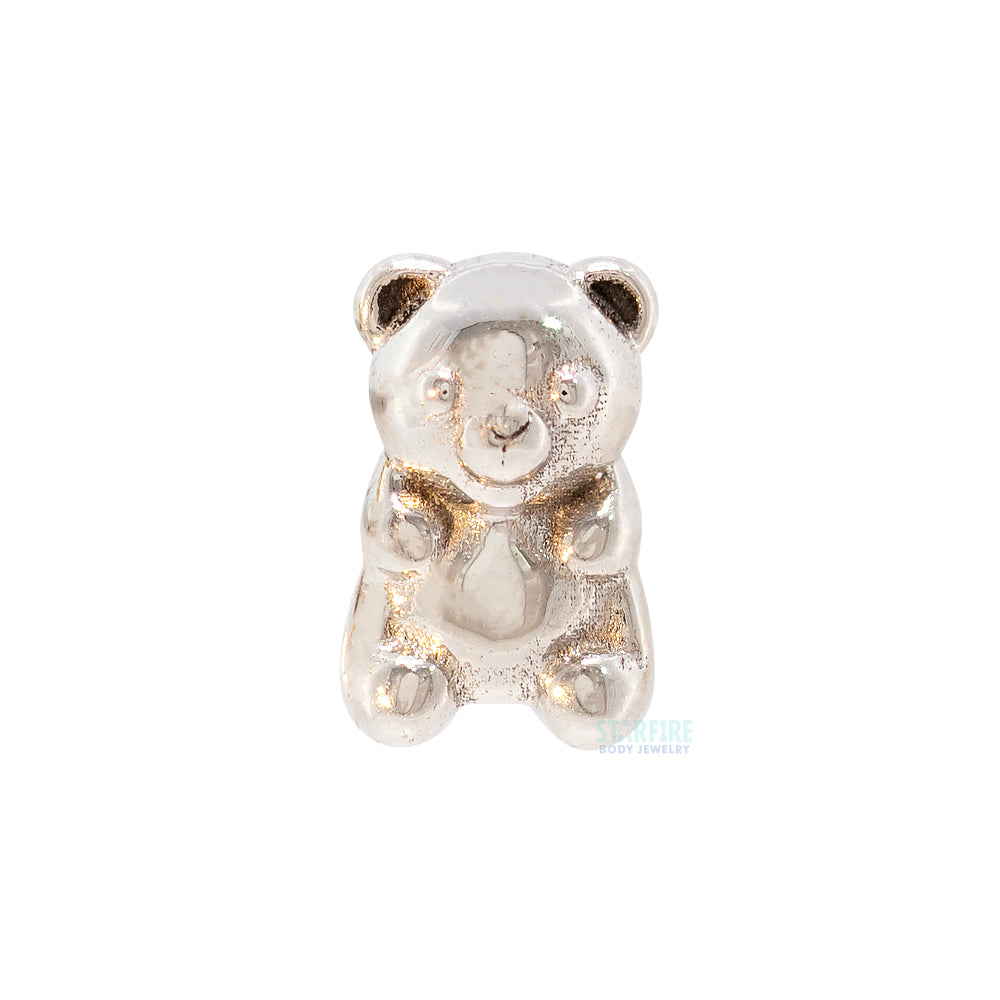 Tiny "Gummy Bear" Threaded End in Gold & Platinum