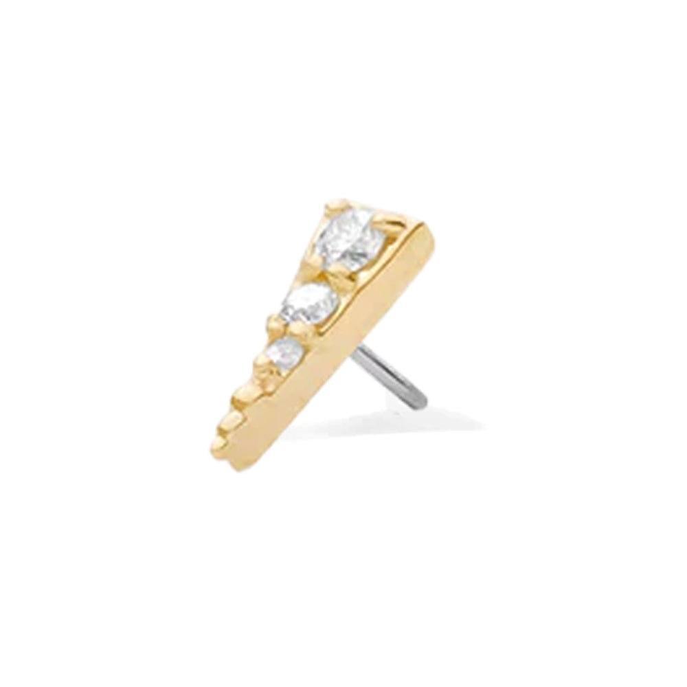 threadless: "Mythic" Pin in Gold with Gemstones
