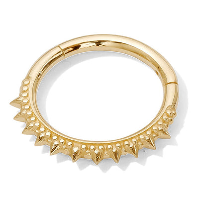 "Brooklyn" Hinge Ring / Clicker in Gold