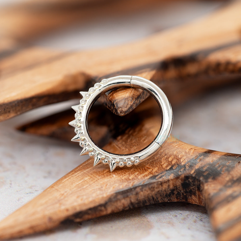 "Brooklyn" Hinge Ring / Clicker in Gold
