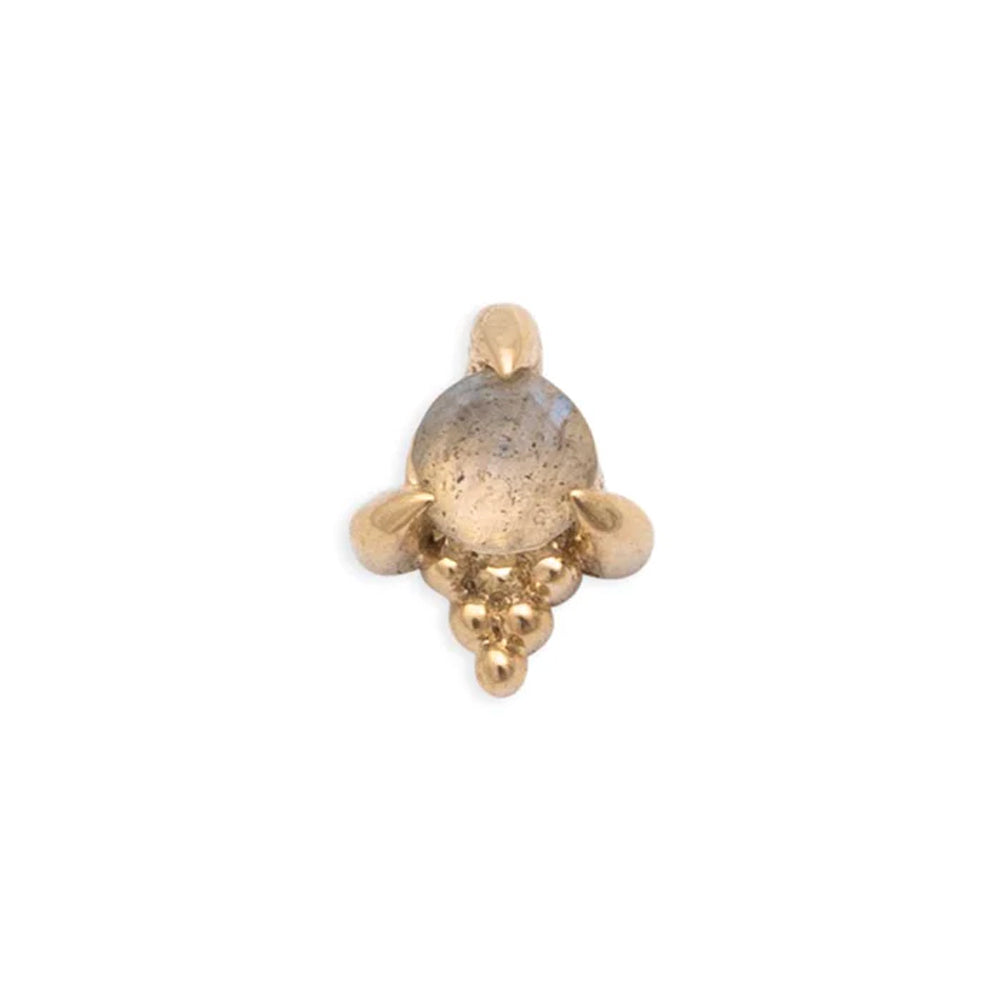 threadless: "Jolene" Pin in Gold with Gemstone