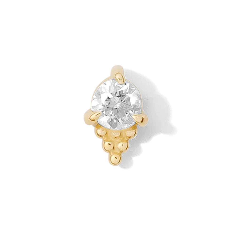 threadless: "Jolene" Pin in Gold with Gemstone