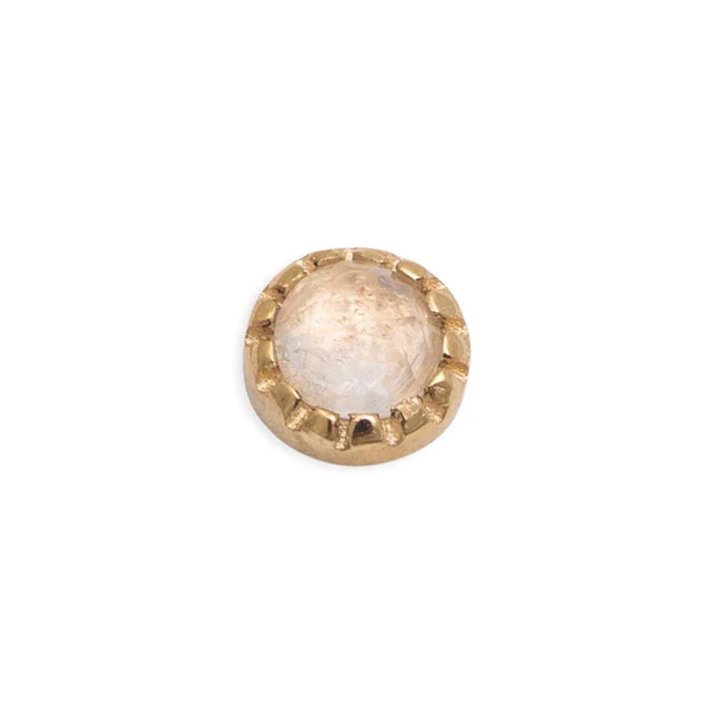threadless: "Georgina" Pin in Gold with Gemstone