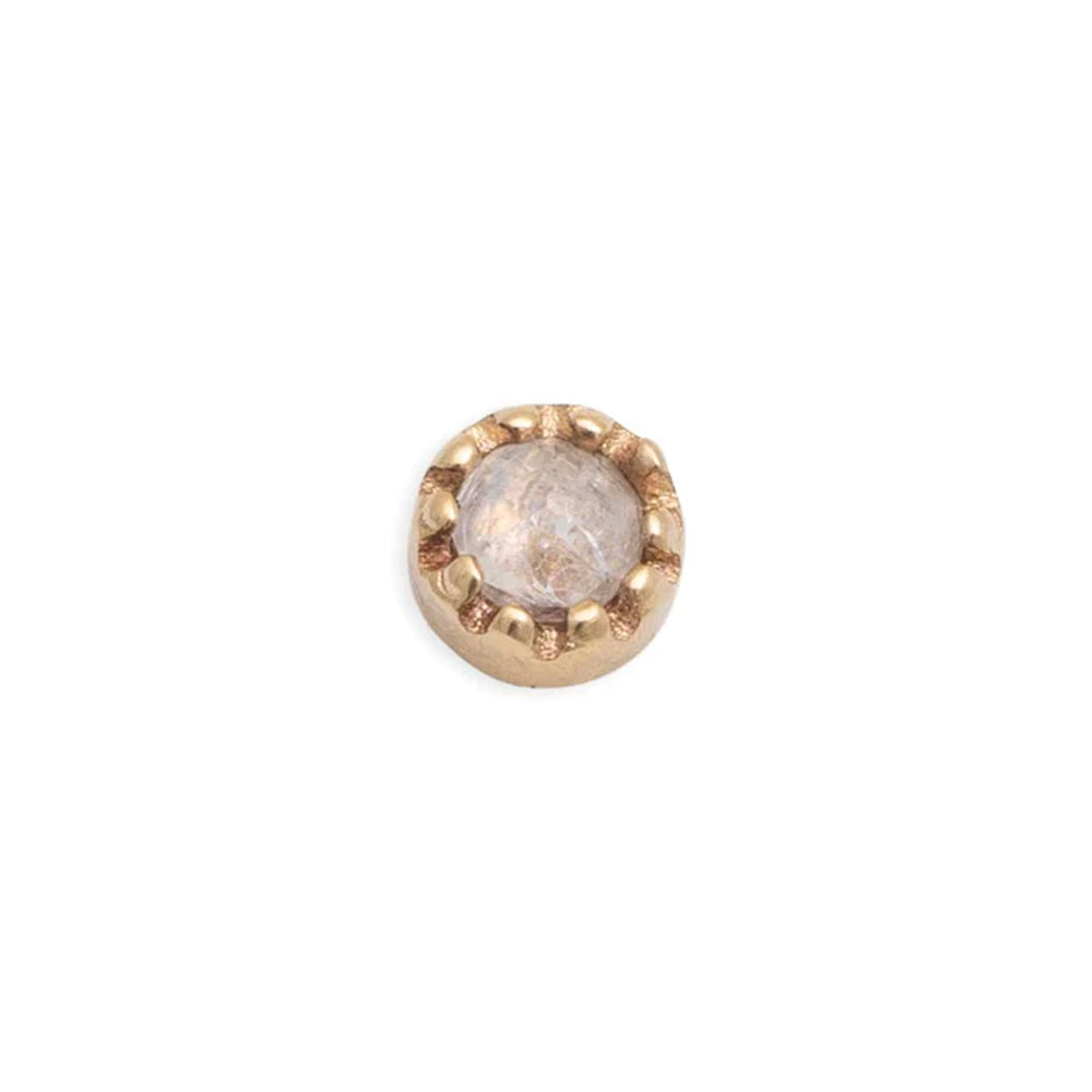 threadless: "Georgina" Pin in Gold with Gemstone