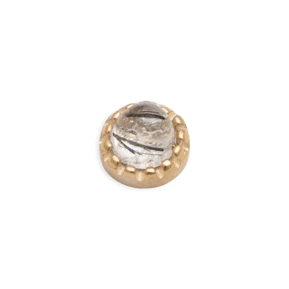 threadless: "Georgina" Pin in Gold with Gemstone