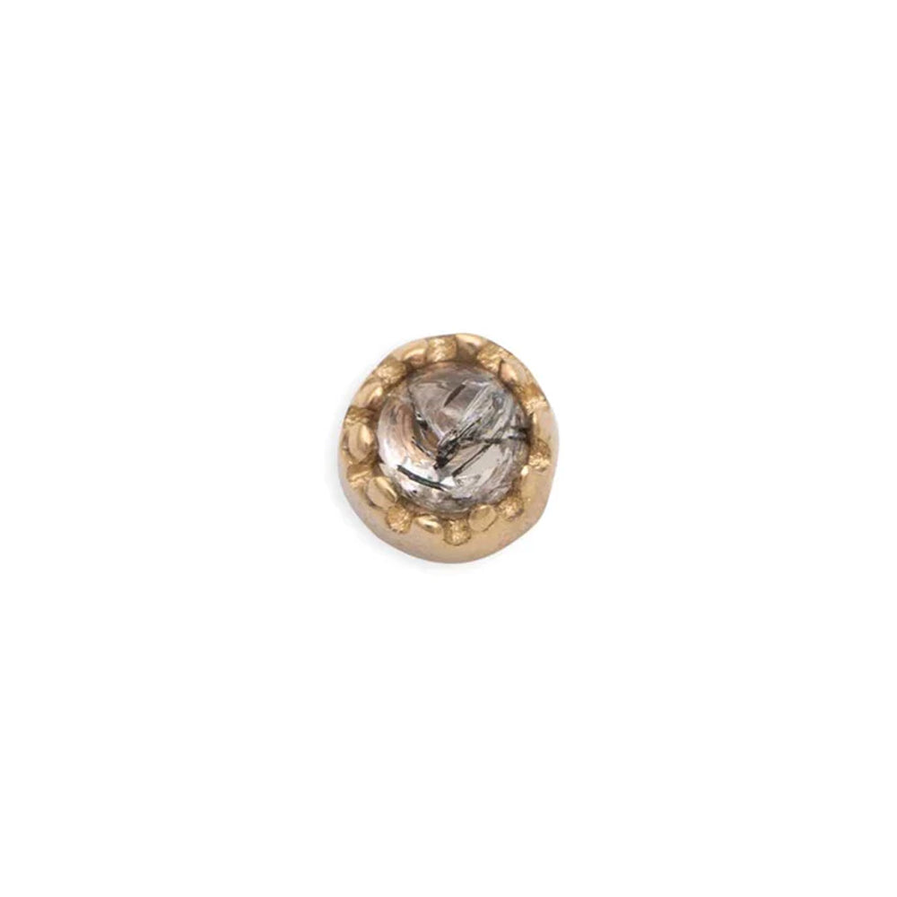 threadless: "Georgina" Pin in Gold with Gemstone