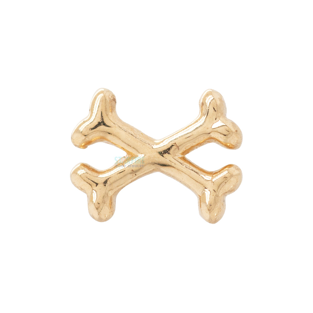 Tawapa threadless: Poison Pin in Gold – Starfire Body Jewelry Company