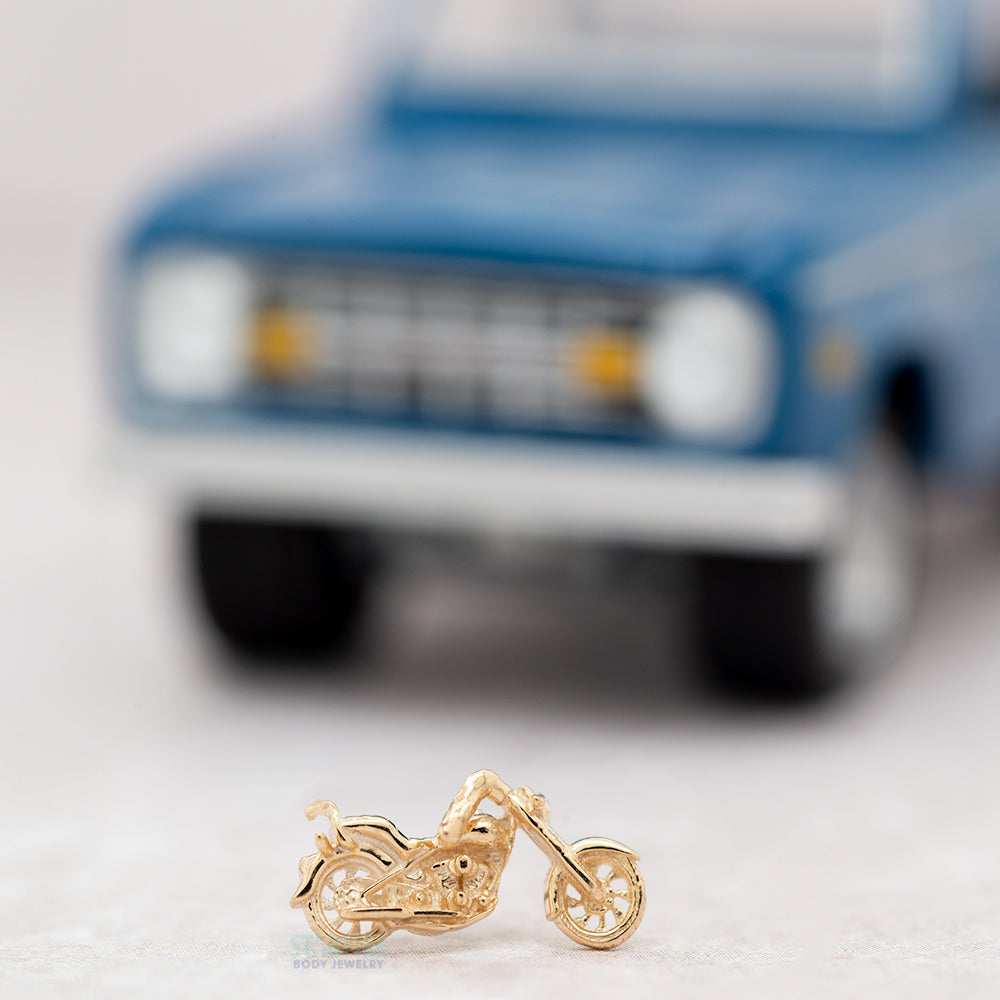 threadless: Easy Rider Pin in Gold
