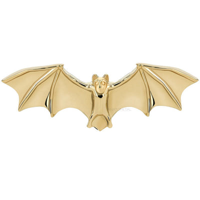 "Bat 1" Threaded End in Gold