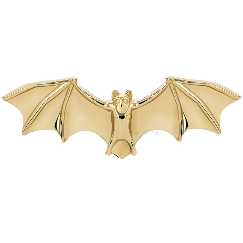 "Bat 1" Threaded End in Gold