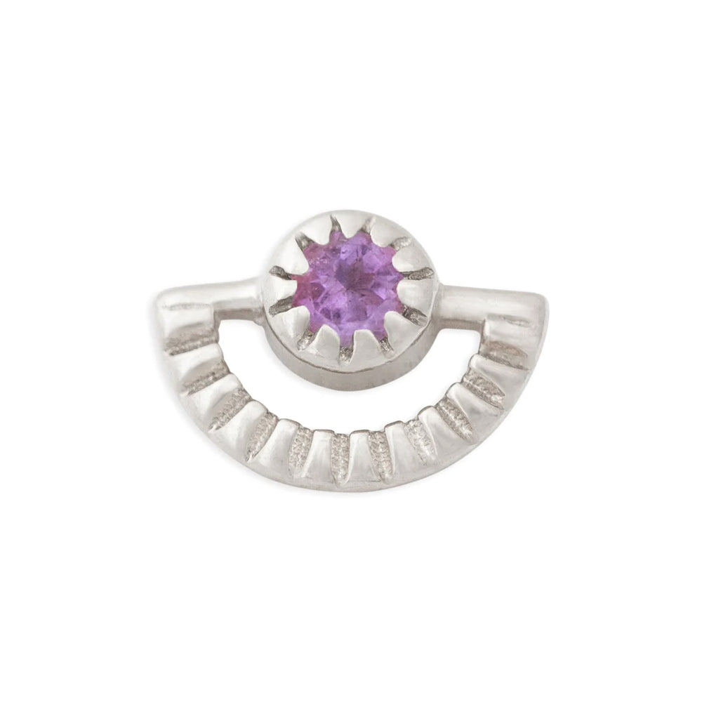 threadless: Sun Rays Pin in Gold with Gemstone