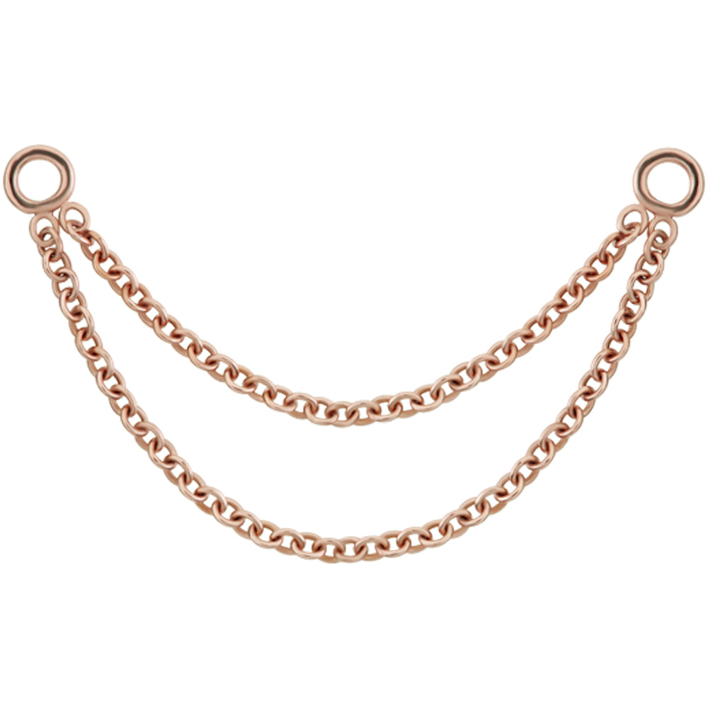 "Cavo II" Chain Attachment in Gold