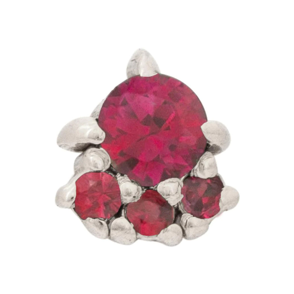 threadless: "Palace" Pin in Gold with Gemstones