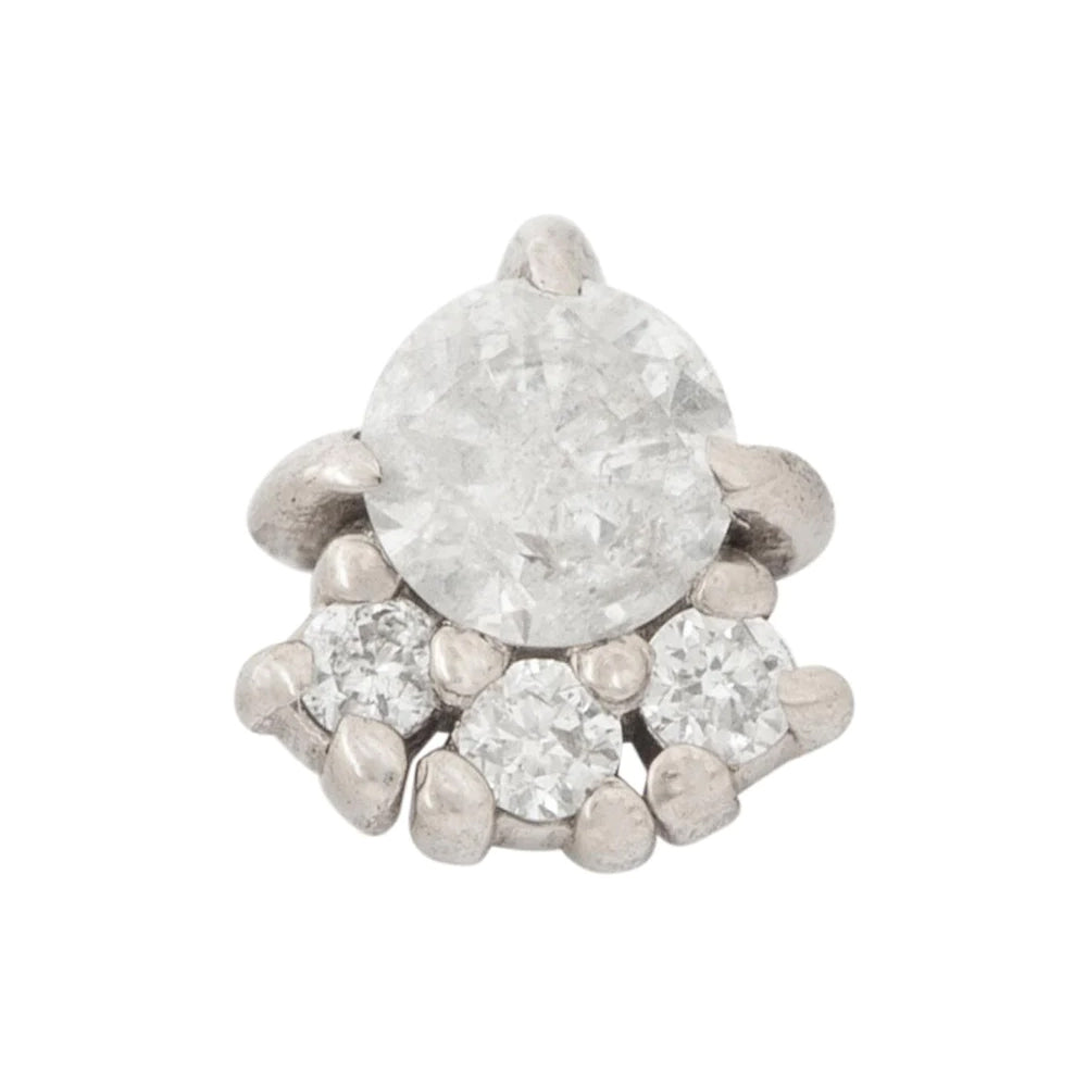 threadless: "Palace" Pin in Gold with Gemstones