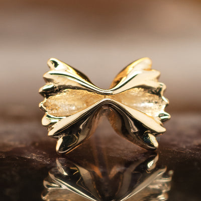 threadless: Bow Tie Pin in Gold