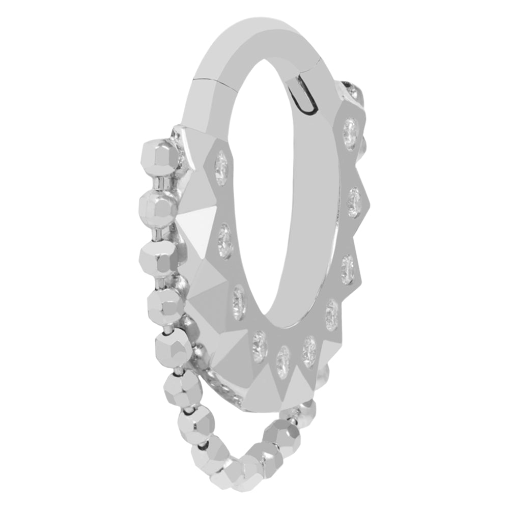 "Radiance" Clicker in Gold with Diamonds