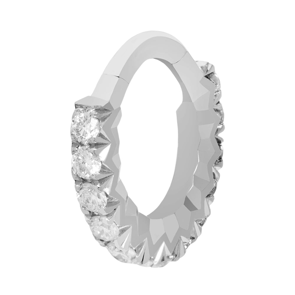 "Ember" Clicker in Gold with Diamonds