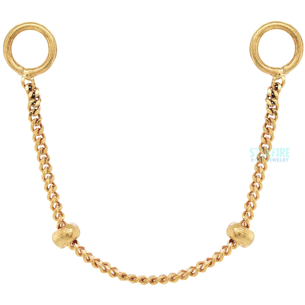 "Space Dust" Chain Attachment in Gold