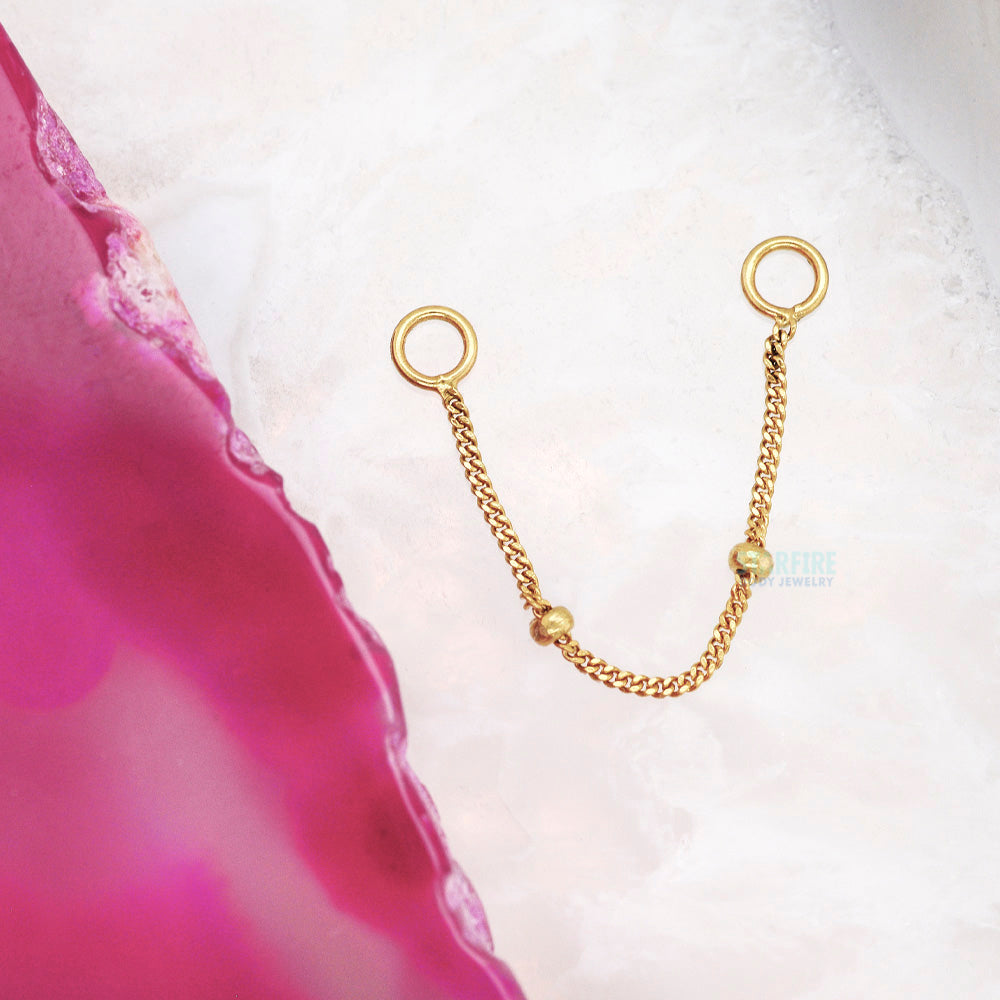 "Space Dust" Chain Attachment in Gold