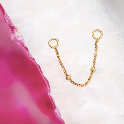 "Space Dust" Chain Attachment in Gold