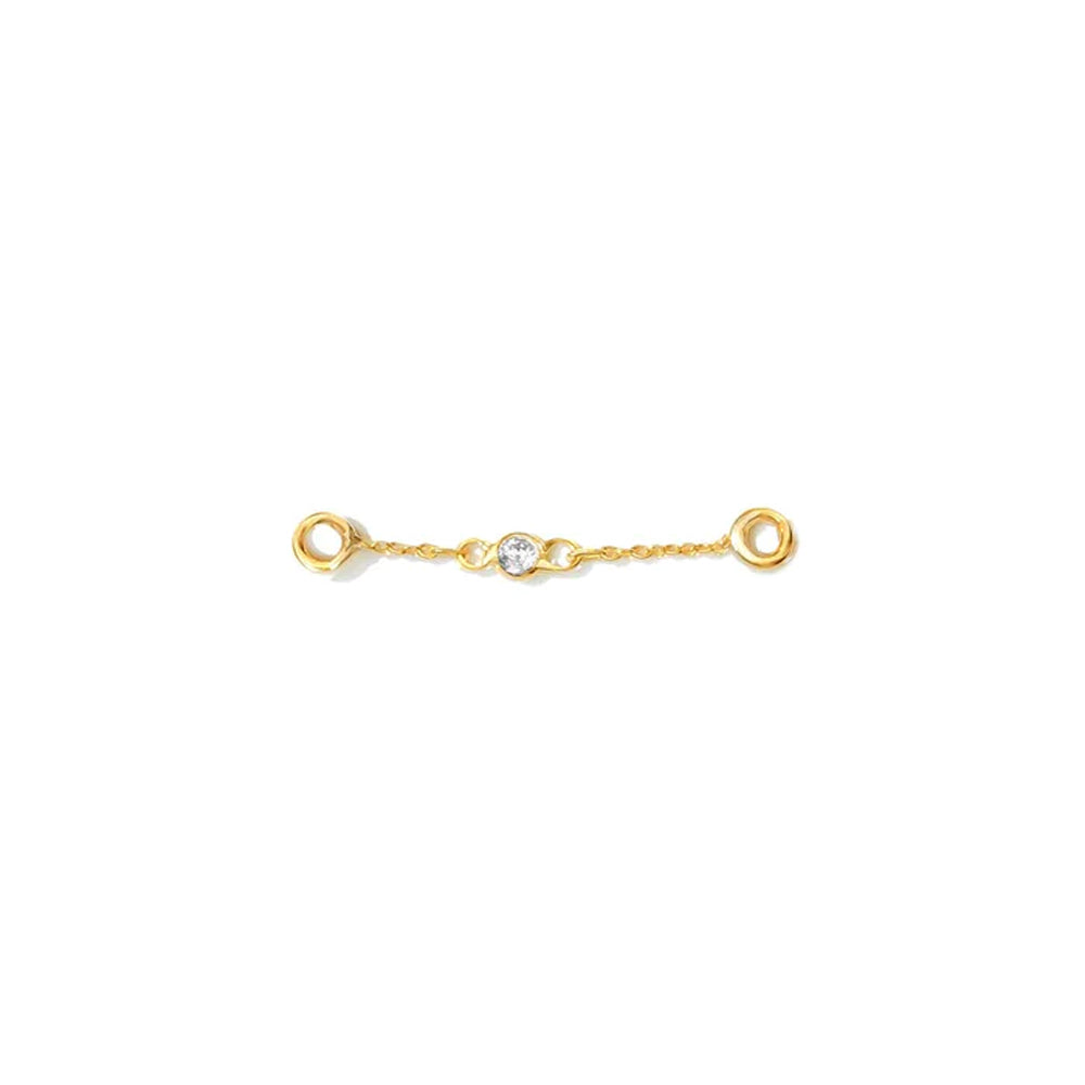 "Spellbound" Chain Attachment in Gold with Diamond