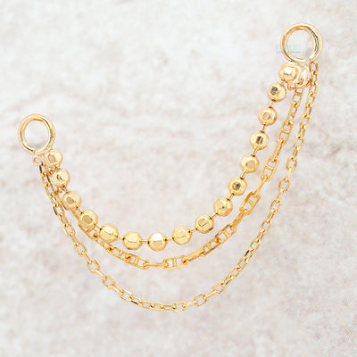 "Lucid" Chain Attachment in Gold