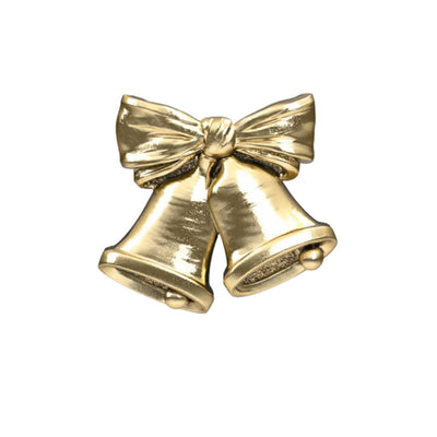 Ribbon & Bells Threaded End in Gold