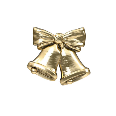 Ribbon & Bells Threaded End in Gold