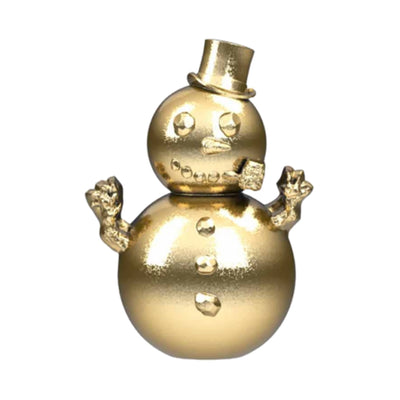 threadless: "Snowman Friendly" End in Gold