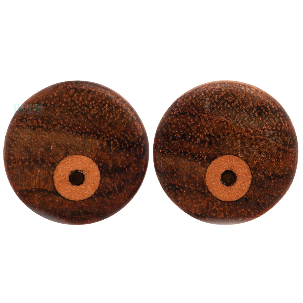 Earring Dangle Wood Plugs