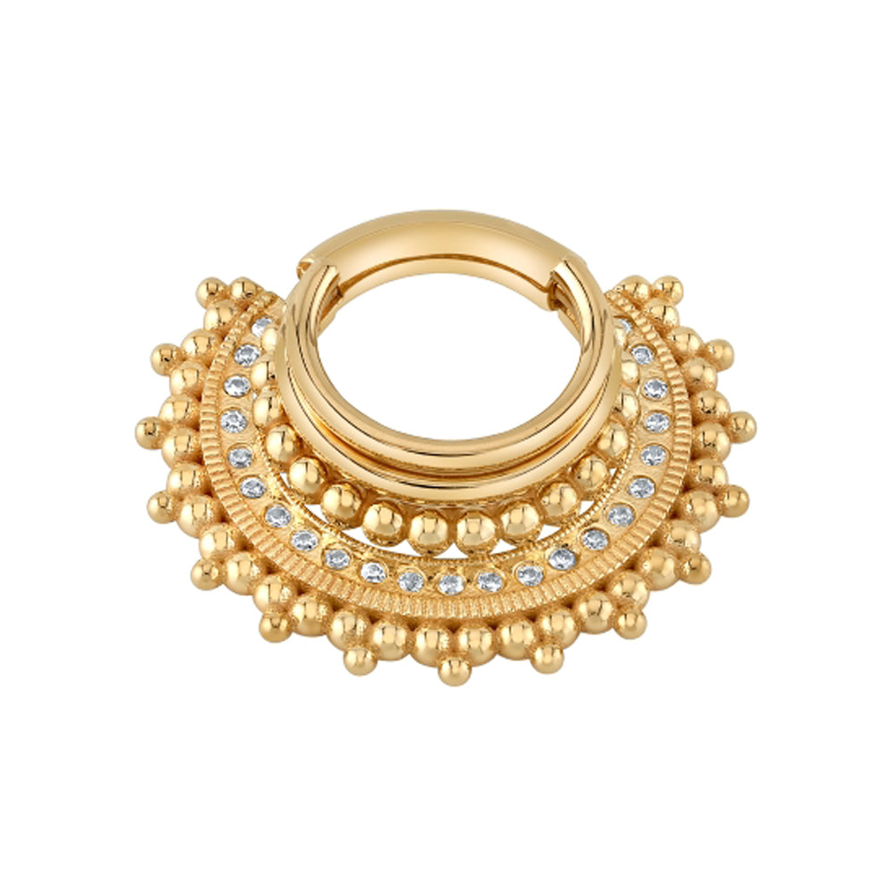 "Maika" Hinge Ring in Gold with DIAMONDS