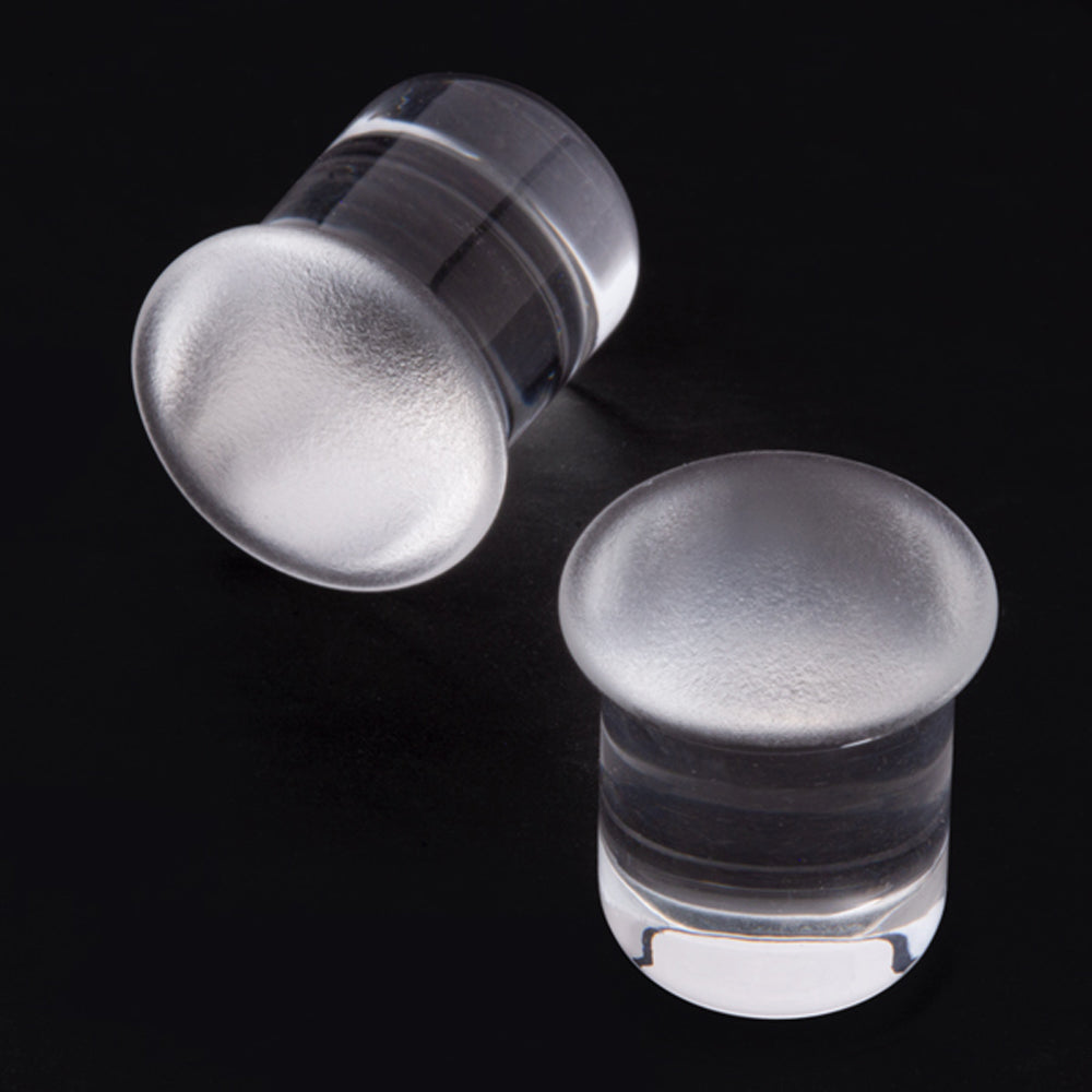 Gorilla Glass Simple Glass Plugs - Matte Crystal – Starfire Body ...