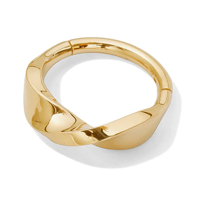 "London" Hinge Ring / Clicker in Gold