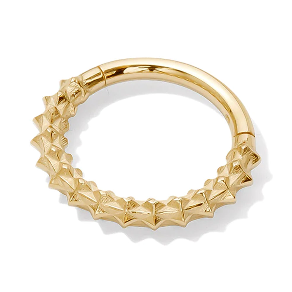 "Sydney" Hinge Ring / Clicker in Gold