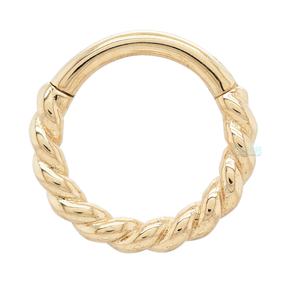 "Paris" Hinge Ring / Clicker in Gold