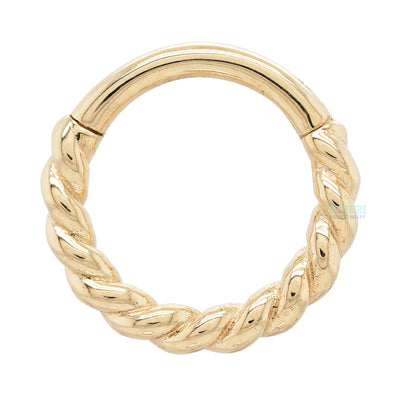 "Paris" Hinge Ring / Clicker in Gold