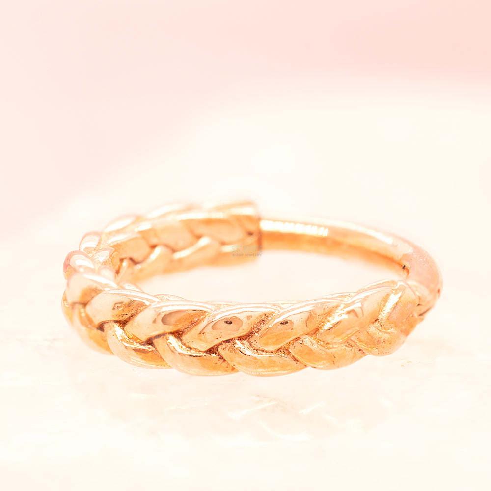 "Verona" Hinge Ring / Clicker in Gold