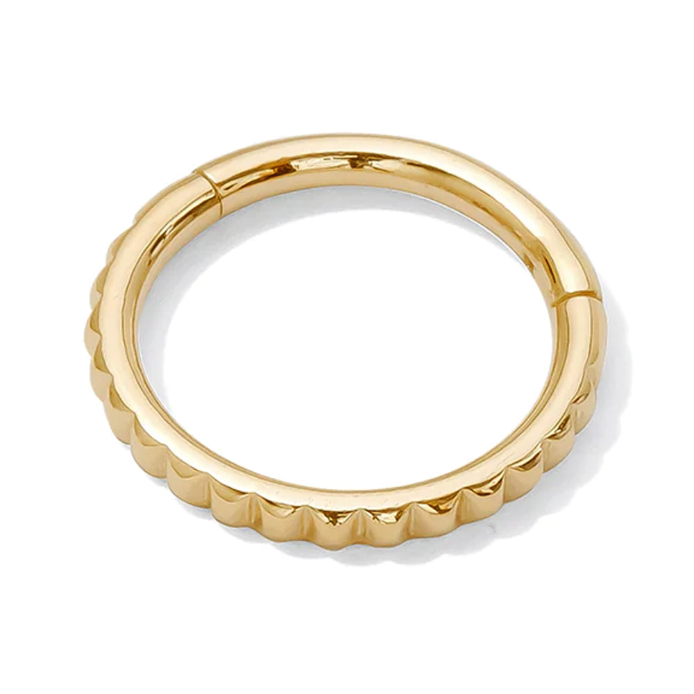 "Tokyo" Hinge Ring / Clicker in Gold