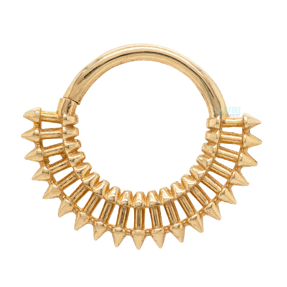 "Fatale" Continuous Ring in Gold