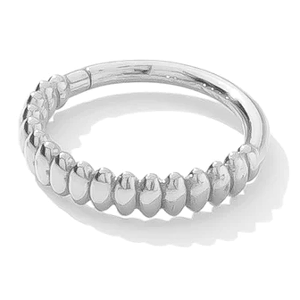 "Linear" Continuous Ring in Gold