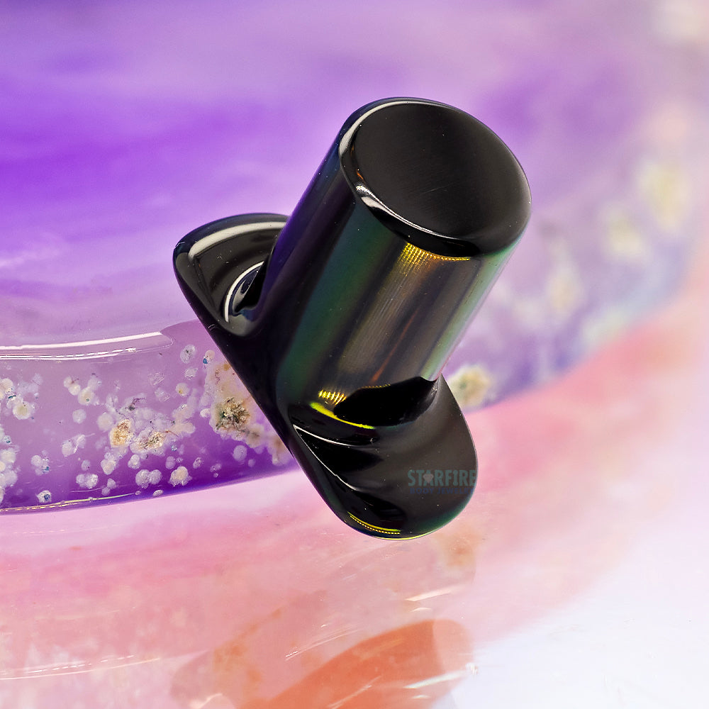 Simple Glass Labret - Black