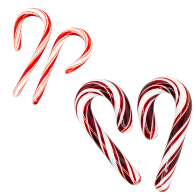 Candy Cane Glass Hooks