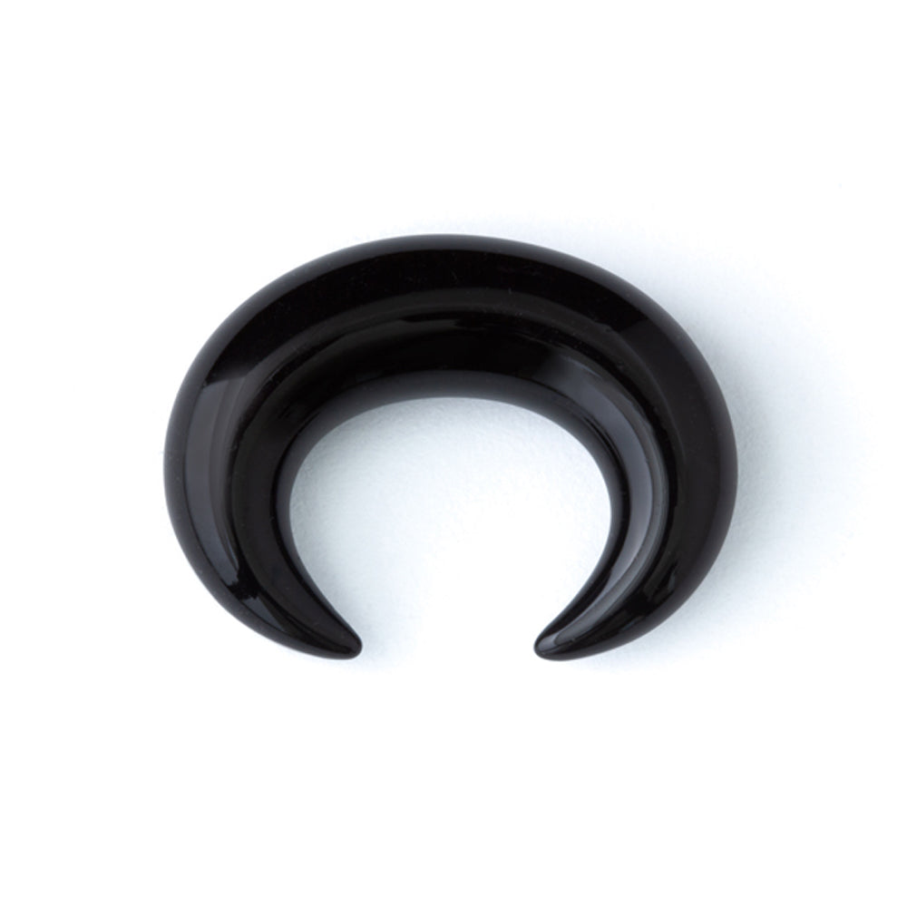 Long Glass Septum Pincher - Black