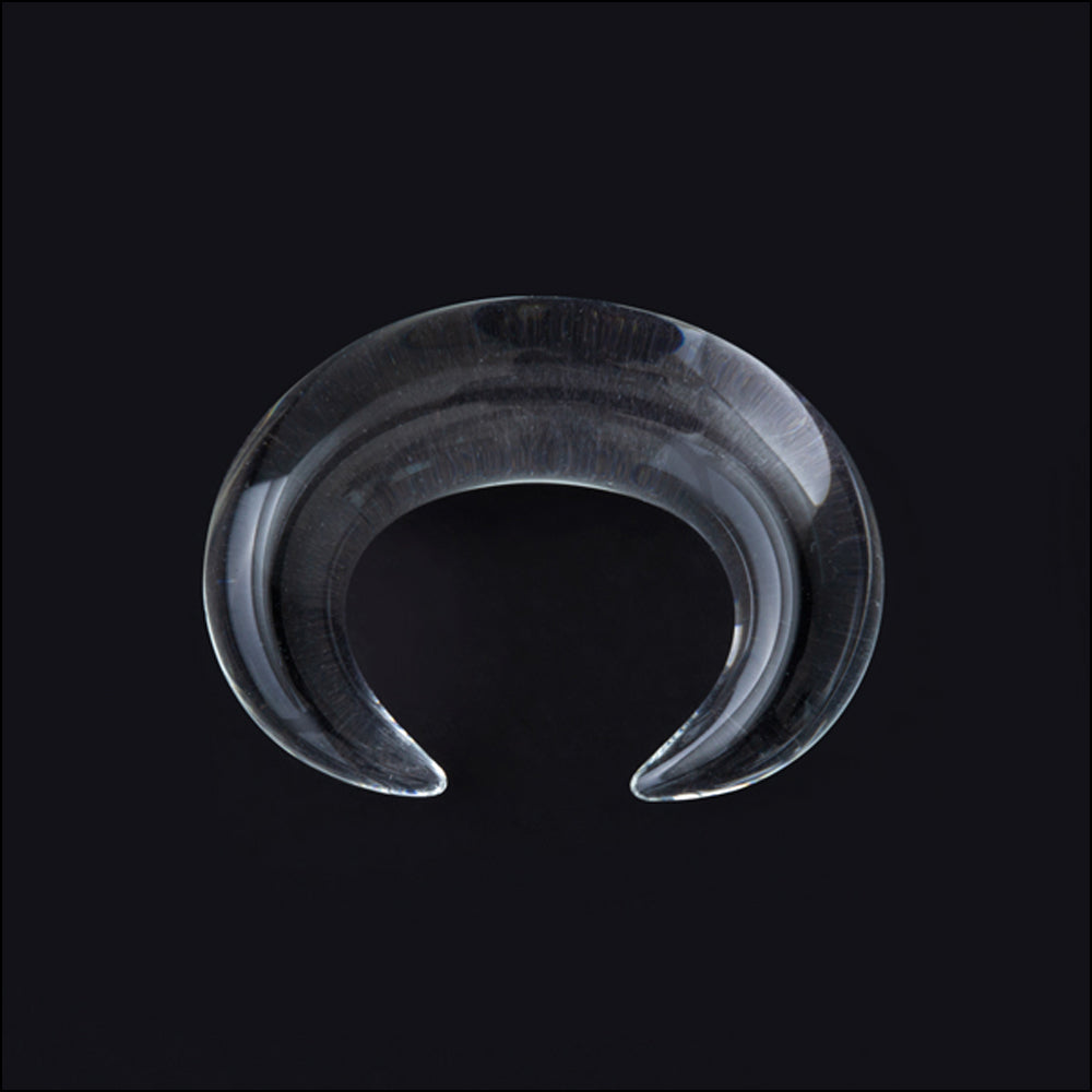Long Glass Septum Pincher - Crystal