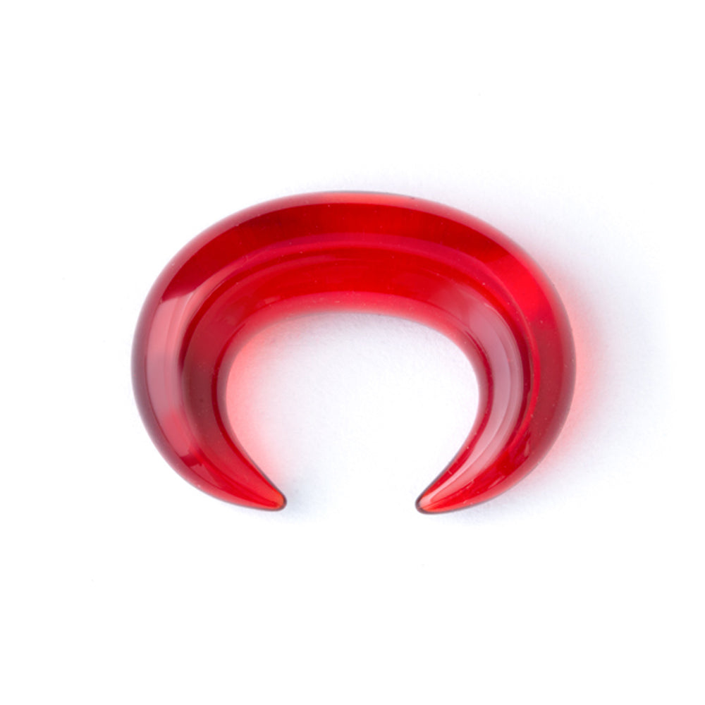 Long Glass Septum Pincher - Ruby
