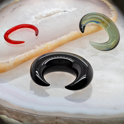 Long Glass Septum Pincher - Ruby