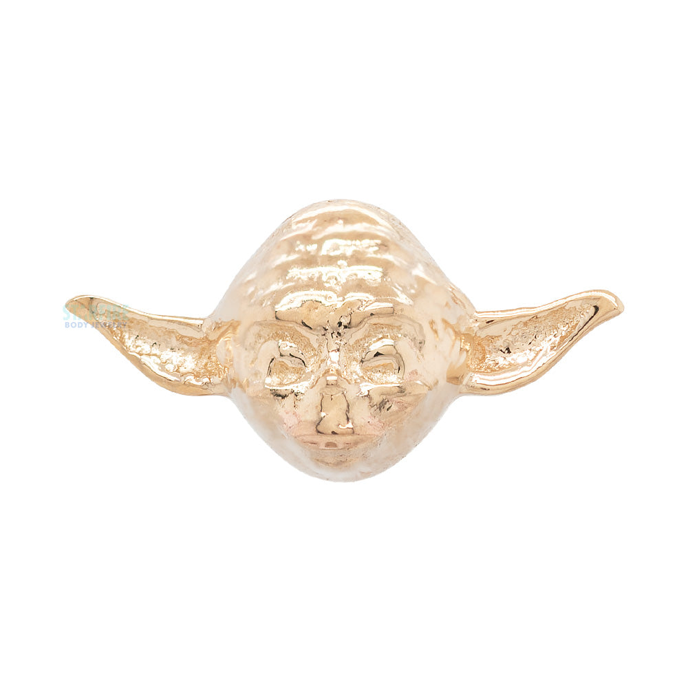 "Yoda" Threaded End in Gold